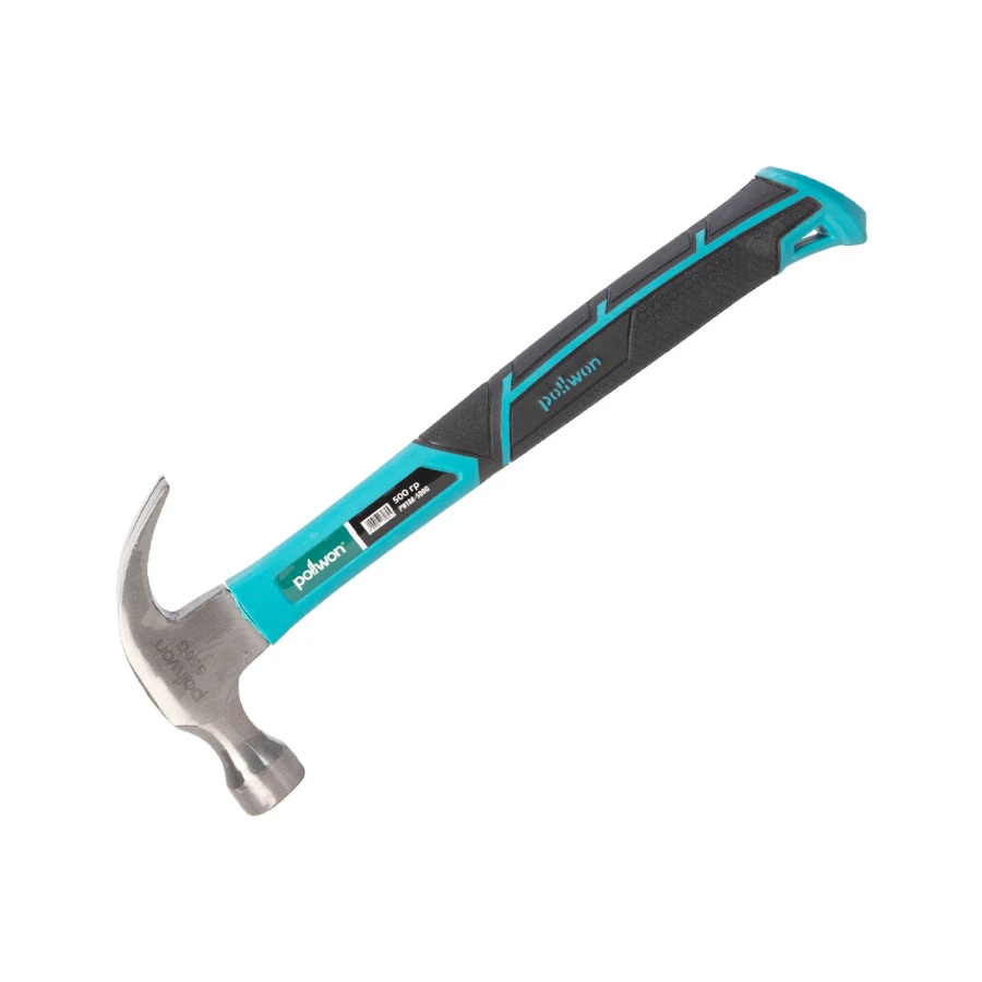 Молоток гвоздодер (500 гр) PW188-500G